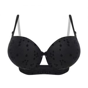 HSIA Bra for Women Push Up,Fashion Deep Cup Bras Lightly Padded T-Shirt Bra  for Big Breast,Full Coverage Bra-lettes at  Women's Clothing store